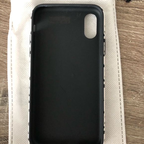 Custom Etsy IPhone X Phone Case (works w/wireless charging) POLKA DOT WHITE - Picture 3 of 5